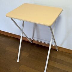 折り畳みミニテーブル☆中古家具 ナチュラル Mr Max製【少々...