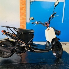 納車整備済355km 前後タイヤ新品　新品ロンホイキット取付　ズーマー　ロンホイ ノーマルベースの画像