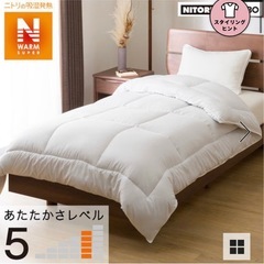 吸湿発熱 掛け布団 ダブル NウォームSP DECO S の画像