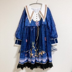 新品【XLサイズ】ロリータワンピース 長袖 洋服 コスプレ ガールズ 大きいサイズの画像