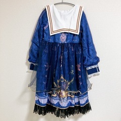 新品【XLサイズ】ロリータワンピース 長袖 洋服 コスプレ ガールズ 大きいサイズの画像