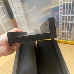 黒 壁掛け 木製 収納トレイ 5個セット まとめ売りの画像