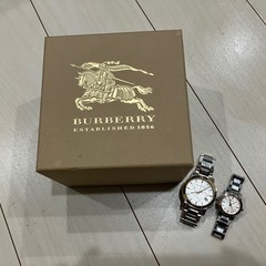 【美品】BURBERRY バーバリー ペアウォッチ メンズ・レデ...