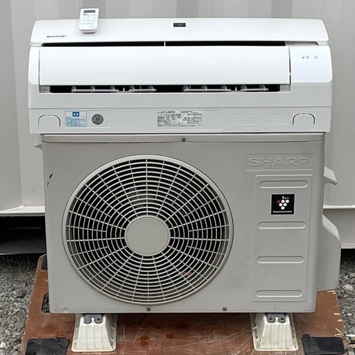 高圧洗浄済み ! !◇シャープ エアコン 10畳用 2018年製 内部クリーン 100V プラズマクラスター AY-L28TD 保証付き! 取付け可 ! !