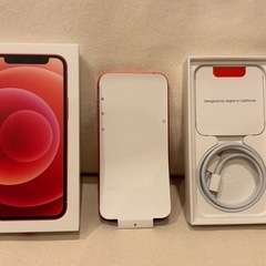 超美品！iPhone12 mini レッド　RED 64GB SIMフリーの画像