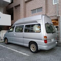 ハイエースキャンピングカー【家族で余裕で2段ベッド車中泊】の画像