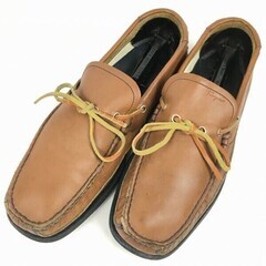 サルヴァトーレフェラガモ　size27.0-27.5-28.0程度　ドライビングシューズ　ブラウン/茶/BROWN〉メンズ//men's 菅NO.※家C-ZB-217の画像