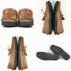 サルヴァトーレフェラガモ　size27.0-27.5-28.0程度　ドライビングシューズ　ブラウン/茶/BROWN〉メンズ//men's 菅NO.※家C-ZB-217の画像