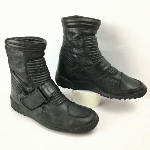 FREY Daytona/デイトナ　バイクブーツ　ライディング　ツーリング　size38　24.0程度〈黒/BLACK/ブラック〉bike/　Boots/Shoes〕菅No.WL4
