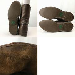 Vintage  REDWING/レッドウィング CORK コルクソール　本革ミドルブーツ　size8.5B 　25.5-26.0-26.5程度　ダークブラウン/茶/BROWN〉管No.WL24の画像
