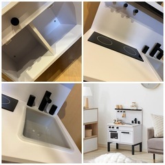 LOWYA おままごとキッチン 子供用家具 キッズルーム インテリア おもちゃ まとめ売りの画像
