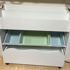 絵本棚 おもちゃ棚 子供用家具 キッズルーム インテリア 本棚 ...
