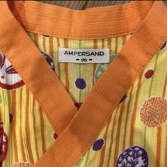 ampersand/甚平　オレンジイエロー　95の画像