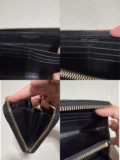 YSL サンローラン　ブラック 長財布