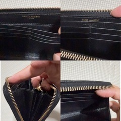 YSL サンローラン　ブラック 長財布の画像