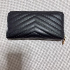 YSL サンローラン　ブラック 長財布の画像