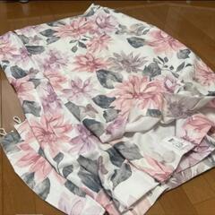 ＊花柄カーテン　110×100 2枚セット＊の画像