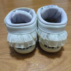 ＊carrot　ムーンスター　フリル花柄シューズ＊13.0の画像