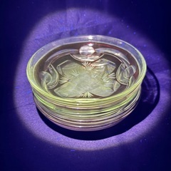 大正ガラス　昭和レトロ　和ガラス　ウランガラス　切子ガラス　切子...