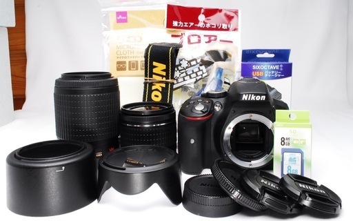 Nikon D5300ダブルレンズ 初心者おすすめ デジタル一眼レフカメラ