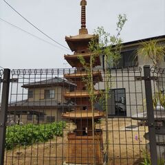 五重塔(信楽焼)の画像