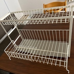 伸縮水切りラック　スリムタイプ