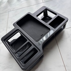 新品　200系ハイエース　スーパーGL用センターコンソールトレイ　ドリンクホルダー　スマホホルダーの画像