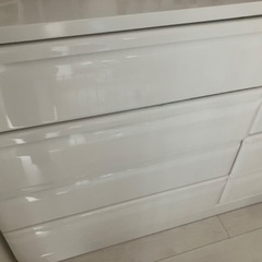 収納　白の引き出し