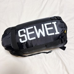 【新品未使用】寝袋 シュラフ 封筒型 イエロー 足元の防風カバー付き キャンプ アウトドアの画像