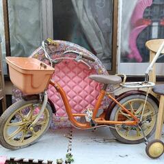 補助輪付き幼児用自転車