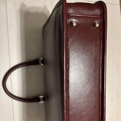 【新品未使用】ビジネスレザーファクトリー スリムビジネスバッグ スクエアの画像