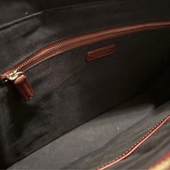 【新品未使用】ビジネスレザーファクトリー スリムビジネスバッグ スクエアの画像