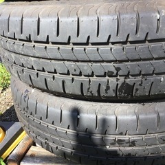 使用期間3ヶ月   
155/65R14  夏タイヤ　2025年製　ブリヂストン　スチールホイールの画像