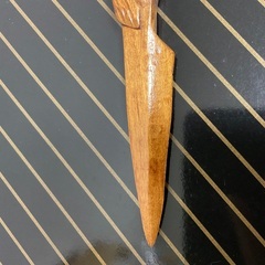 木彫り ペーパーナイフ 木工品の画像