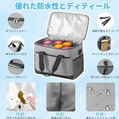 18L 防水クーラーバッグ 3WAYの画像