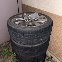 Y50フーガ　18インチ純正ホイール　タイヤ付き　お手数ですが
...