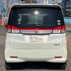 【自社ローン福岡】★保証人なし★全国対応★ソリオ　X★ホワイト★ナビ付き★純正アルミ★ETC★車検2年付き★カーコネクションズ福岡の画像