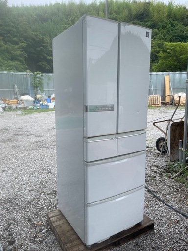 SHARP ノンフロン6ドア 465L XF47W-S ドア プラズマクラスター