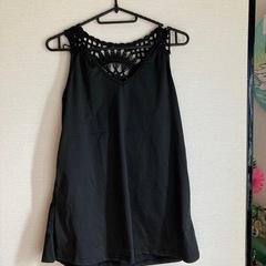 ■新品■バックレースが映える♪ 水着素材タンクトップ／速乾・スト...