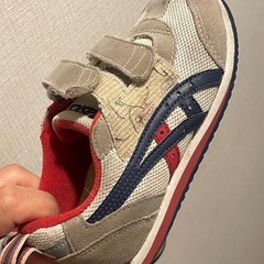 【無料】asics アシックススニーカー16.5cmの画像