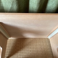 木製ローテーブルの画像