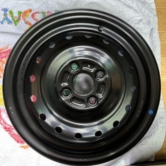 新車外しスズキスペーシアハイブリッドXスチールホイール4本セットの画像