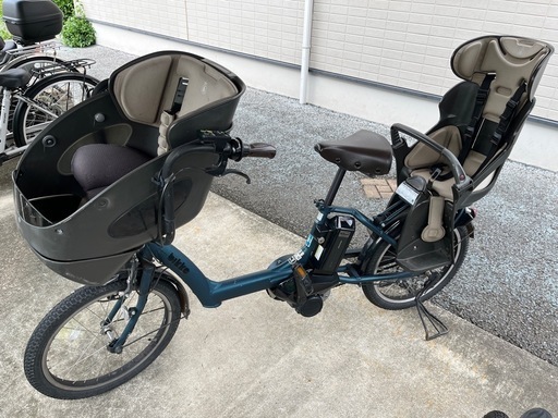 電動アシスト自転車　ブリヂストン　3人乗り