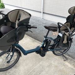 電動アシスト自転車　ブリヂストン　3人乗り