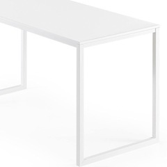 ZINUS(ジヌス)| Modern Studio Collection ワークデスク 幅120×奥行70×高さ70cm ホワイト ダイニングテーブル パソコンデスク 【日本正規品】DS-4728の画像