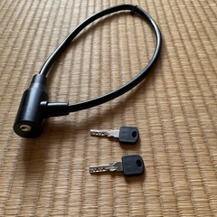 自転車の鍵ですスペアキーがありますの画像