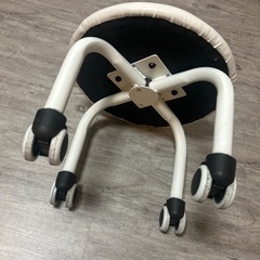 ミニスツール　美品　ホワイトの画像
