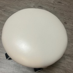 ミニスツール　美品　ホワイトの画像