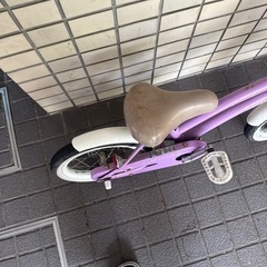 子供用自転車14インチパープル (広尾のリサイクル) 渋谷の自転車