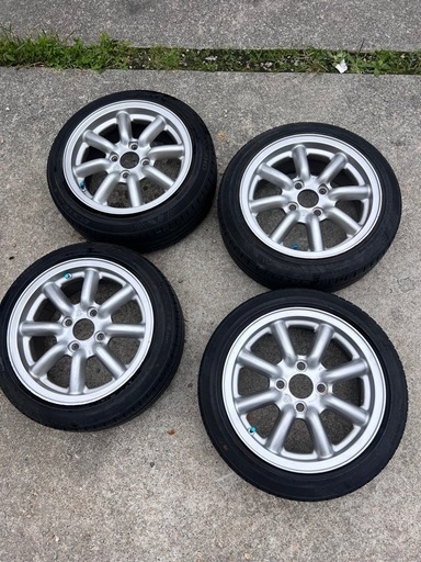 BR ブラックレーシング 14インチ 6JJ +40 4H 100 4本セット